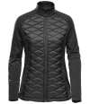 AFH-1W Stormtech Ladies Boulder Thermal Shell Jacket Black colour image